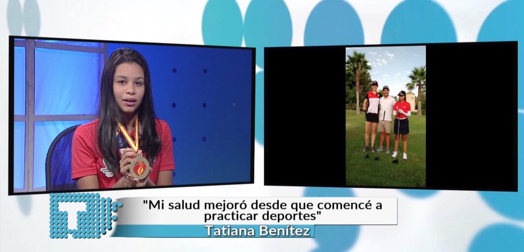 'El golf me empezó a gustar cuando estaba en el hospital, mientras esperaba un trasplante de corazón' Tatian Benitez #TribunaPy