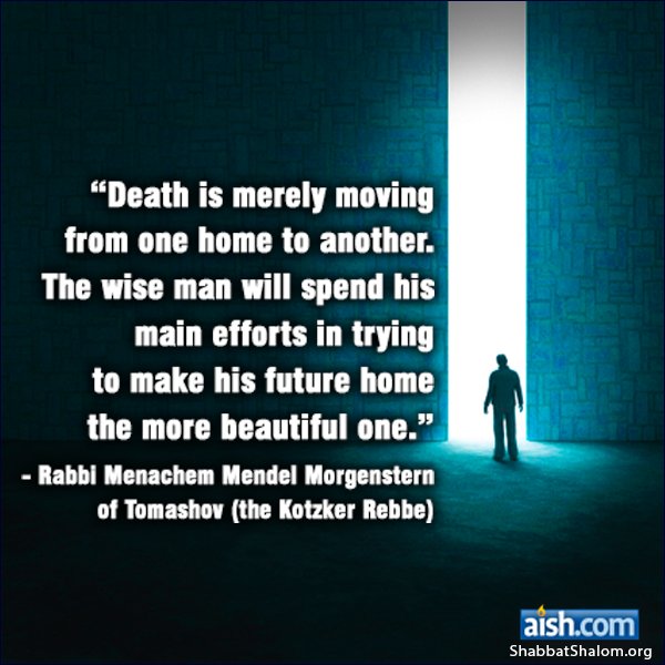 TorahStudy's tweet image. Death Is Merely Moving From