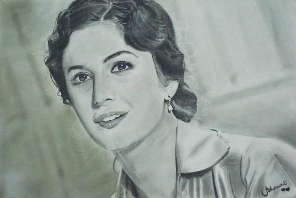 Happy 16th Birthday Katrina Kaif! See this pencil portrait i made for you. <3  