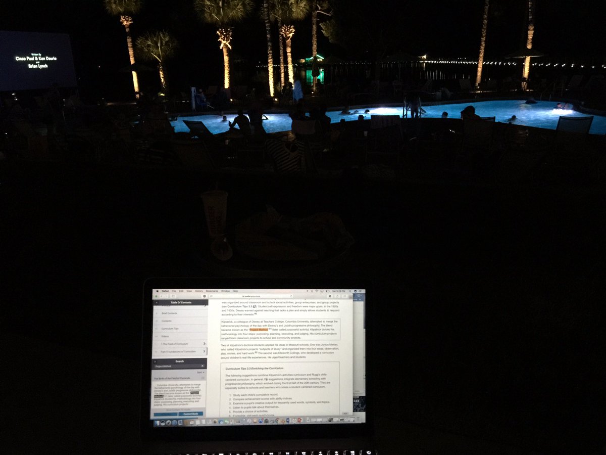 mrsthodge's tweet photo. Who said you you can't work and have fun at the same time?! #mastersdegree #moviebythepool https://t.co/OzE9R8oDxe