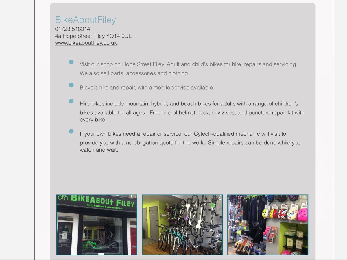 stayinfiley's tweet image. 🐠CATCH OF THE DAY🐠 @BikeAboutFiley Fantastic #bikehire in the centre of #Filey -great #family fun with lots of #cycle paths &amp;amp; 7miles of sand