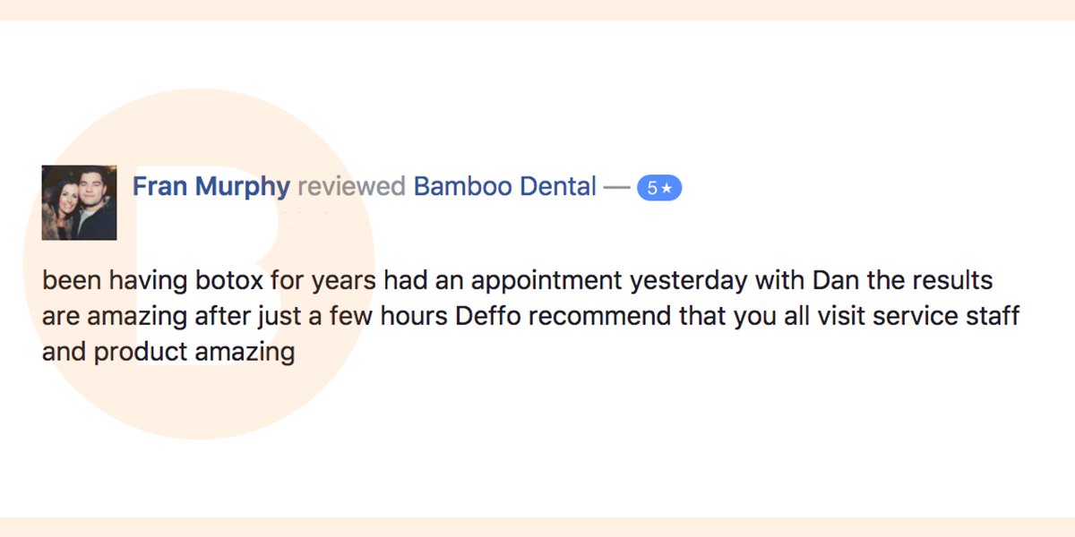 Thanks Fran for your kind review. We are so happy to see such great results from our treatments! #Beauty #Aesthetics #Cardiff