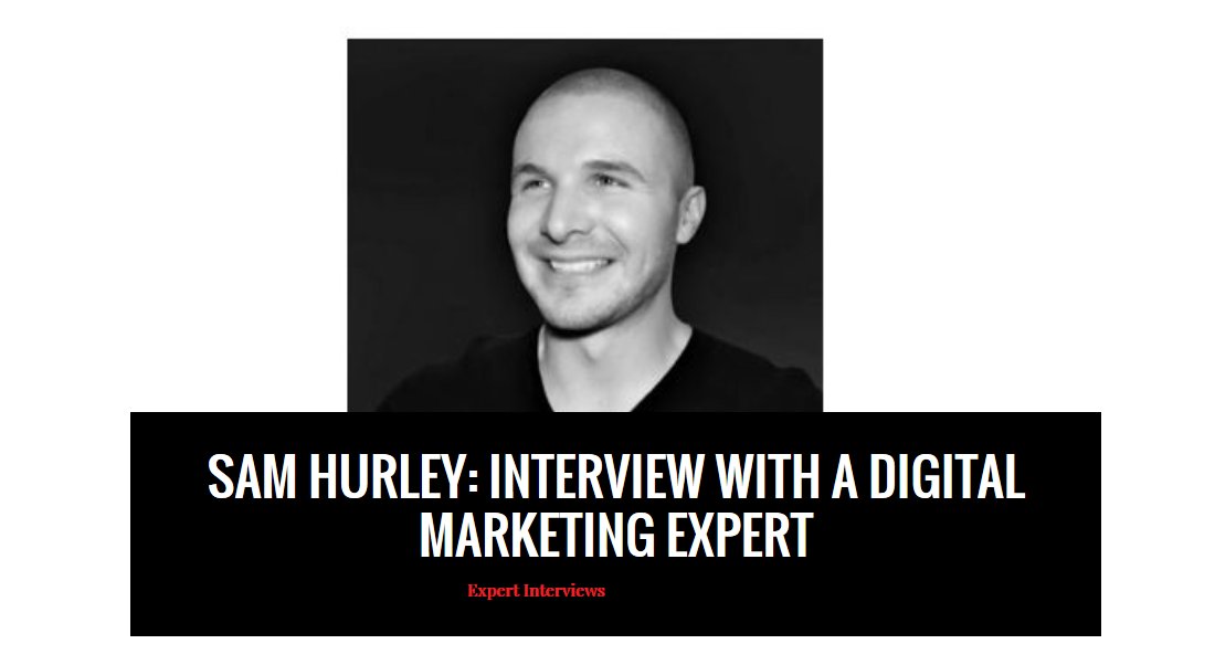 [MY MOST PERSONAL] Interview with #DigitalMarketing Expert <a href="/Sam___Hurley/">Sam Hurley</a> (by @CareerHeads) 😃 buff.ly/2caOZt5