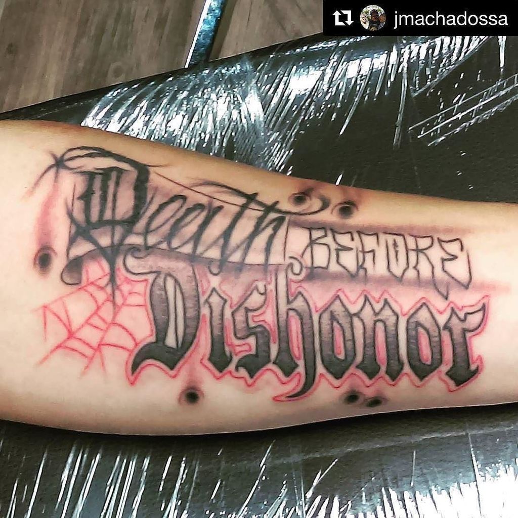 40 Death Before Dishonor Tattoo Designs For Men  Manly Ink Ideas