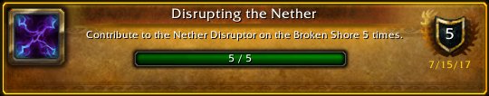 Leithia100's tweet photo. I just earned the [Disrupting the Nether] Achievement! #Warcraft https://t.co/f2SPRHPArf