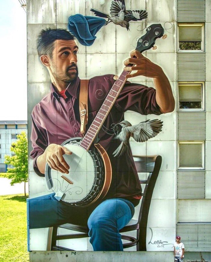 #mural by Lonac found #Grenoble #France #streetart #art #graffiti