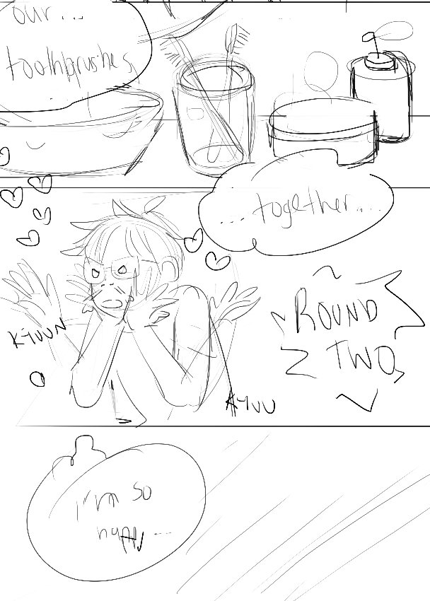 omg i drafted this comic ages ago abt yuuris first night in st petersburg and i just found it again AND ITS CUTE? im gonna continue it 