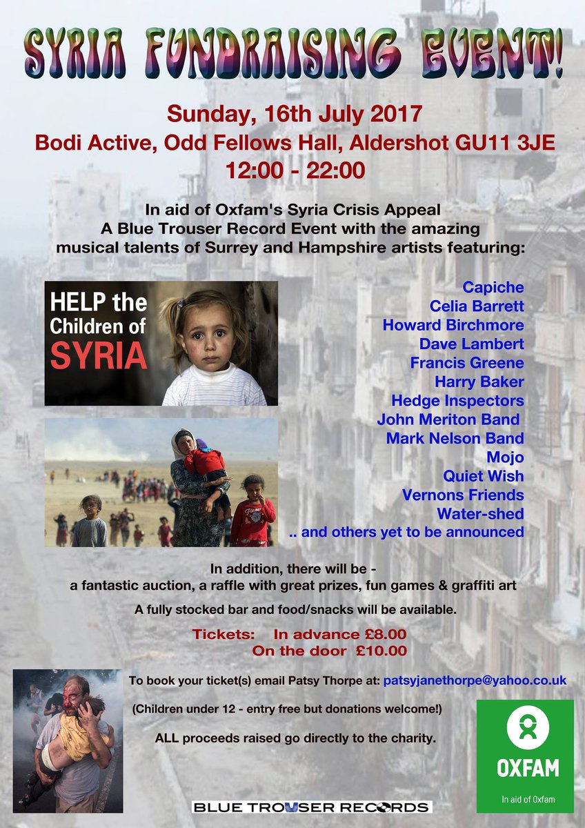 TODAY!  Forget the tennis - the Grand Prix - the 13th Doctor!!  The REAL action is happening in Aldershot from noon till late .....