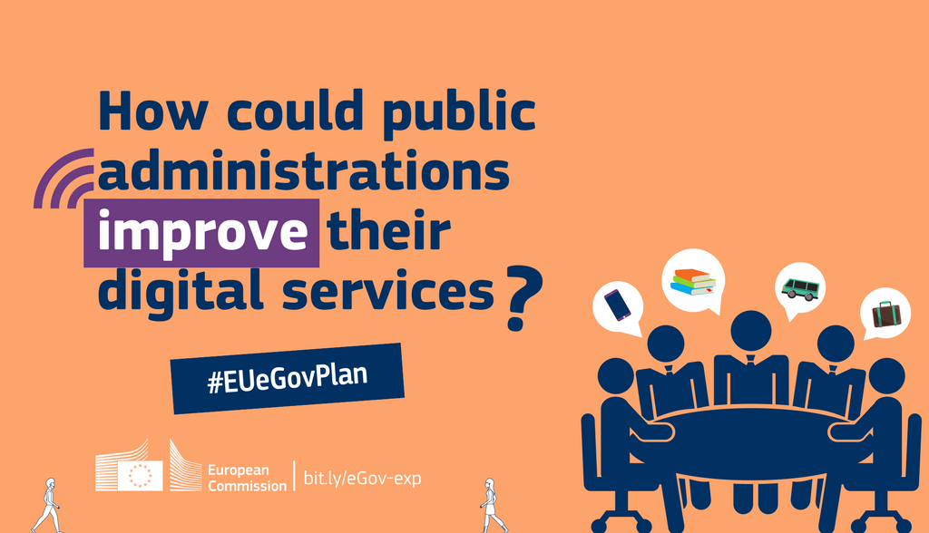 DigitalEU's tweet photo. We're collecting best practices of #eGovernment services in Europe. Share your views &amp; ideas https://t.co/tkYCINZfv8 #EUeGovPlan #eGov4EU https://t.co/veFyjStCAA