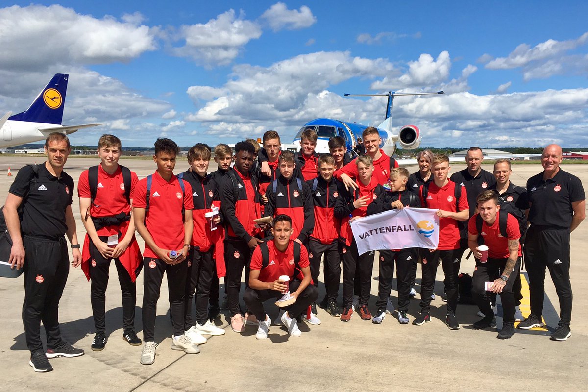 The <a href="/Gothia_Cup/">Gothia Cup</a> squad departing this afternoon! Looking forward to the challenging week ahead. #youngdonsineurope #VattenfallUK