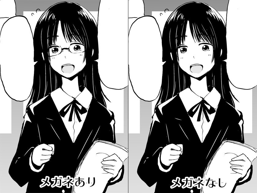 「眼鏡を外したら美少女」はBattaの世界線では存在しない 