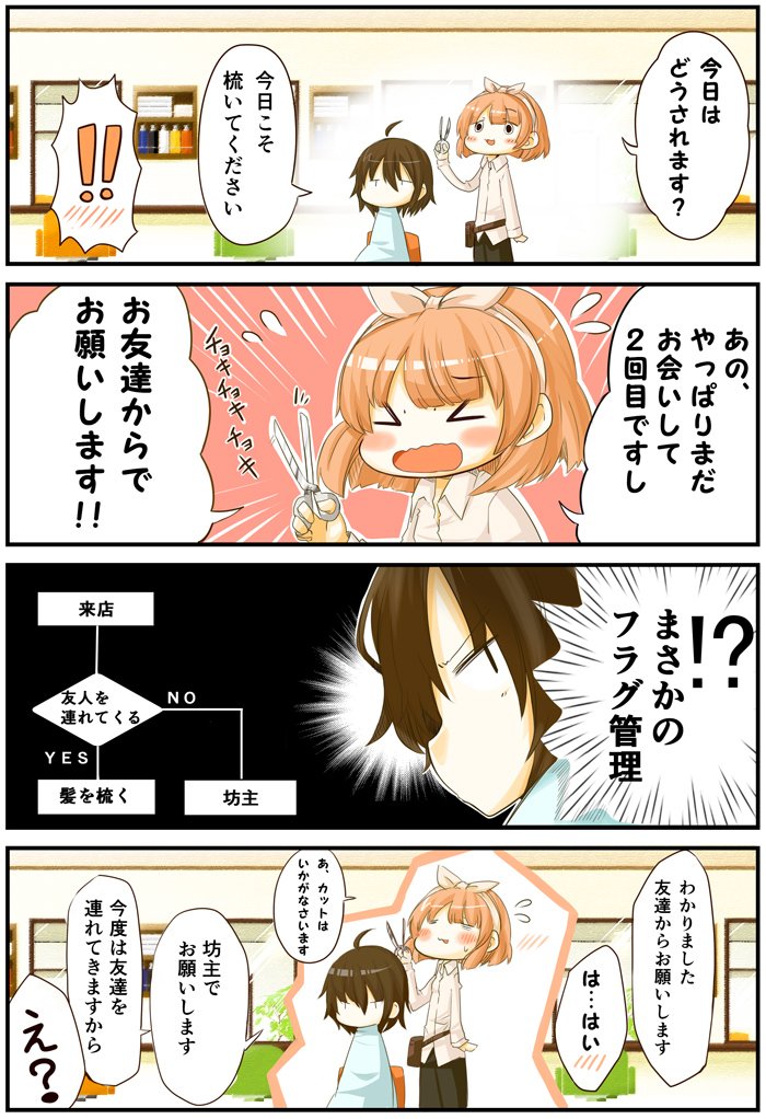 漫画を描きました。3RTを目指します 