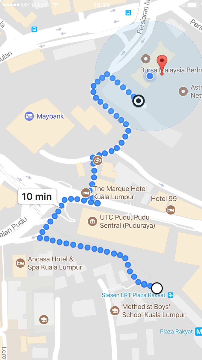 sultanmuzaffar's tweet photo. Dari #MRTSurian ada 2 pilihan ke ofis, #MRTPasarSeni berjalan 16m atau #MRTMerdeka lebih kurang 10m. Sempat juga untuk lunch stop. https://t.co/SrnurjxRri