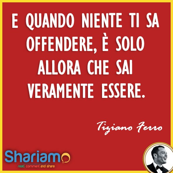 Shariamo_com's tweet photo. #TizianoFerro  
@TizianoFerro @tznferronews @tznferrosite

#read #reading #quote #quotes #inspiration #amazing #writing #message #great https://t.co/2Nr633Ic7I