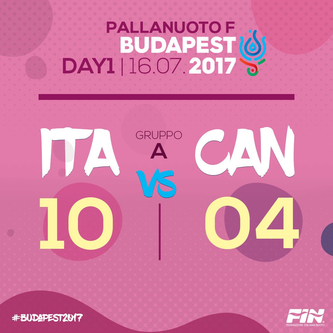 FINOfficial_'s tweet photo. Ottimo esordio del @7rosaWP ai #mondiali di #budapest2017! https://t.co/g6AA8N5Q6Q