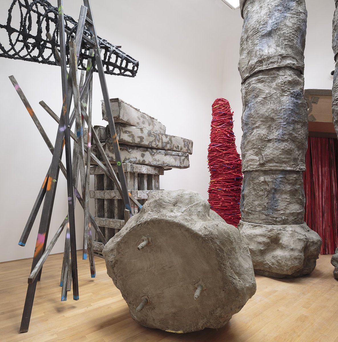 Read Phyllida Barlow's impressive biography here: ow.ly/nF1Z30dofb8 <a href="/HauserWirth/">Hauser & Wirth</a>