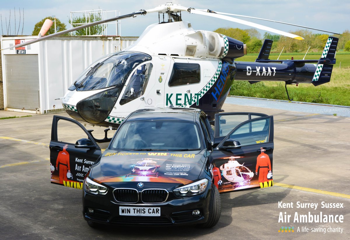 airambulancekss's tweet photo. Support the air ambulance and win this car! Tickets are just £5 &amp; every penny goes towards our life-saving work: https://t.co/dFPrupSIUz https://t.co/uwZIlXOXXE