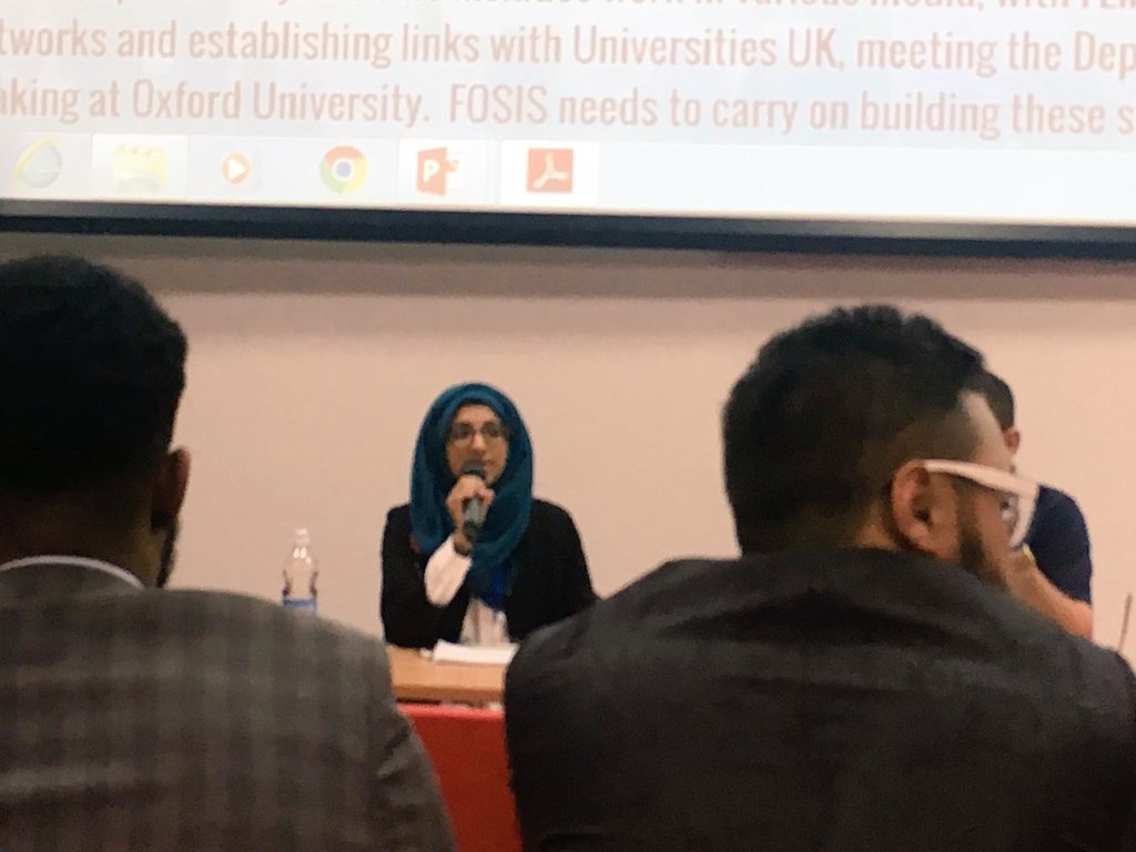 fosischannel's tweet photo. Accountability now happening, FOSIS President reflecting on an isoc that inspired her to start this journey! #FAC54 https://t.co/zOAFOkSkzc