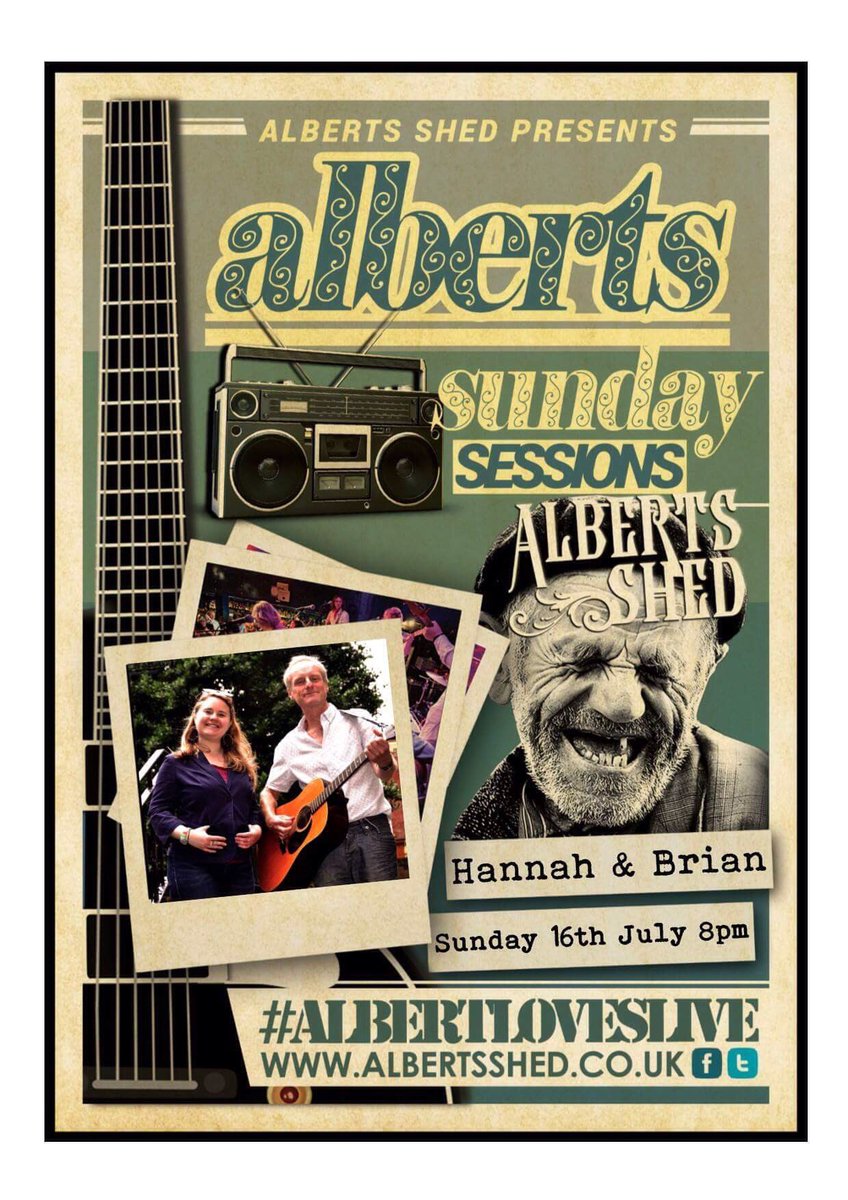 albertloveslive's tweet photo. If you're in #Shrewsbury tonight head here for our #SundaySessions with @hannahandbrian.
Incredible vocal with brilliant accompaniment. https://t.co/doa7EtRiI0