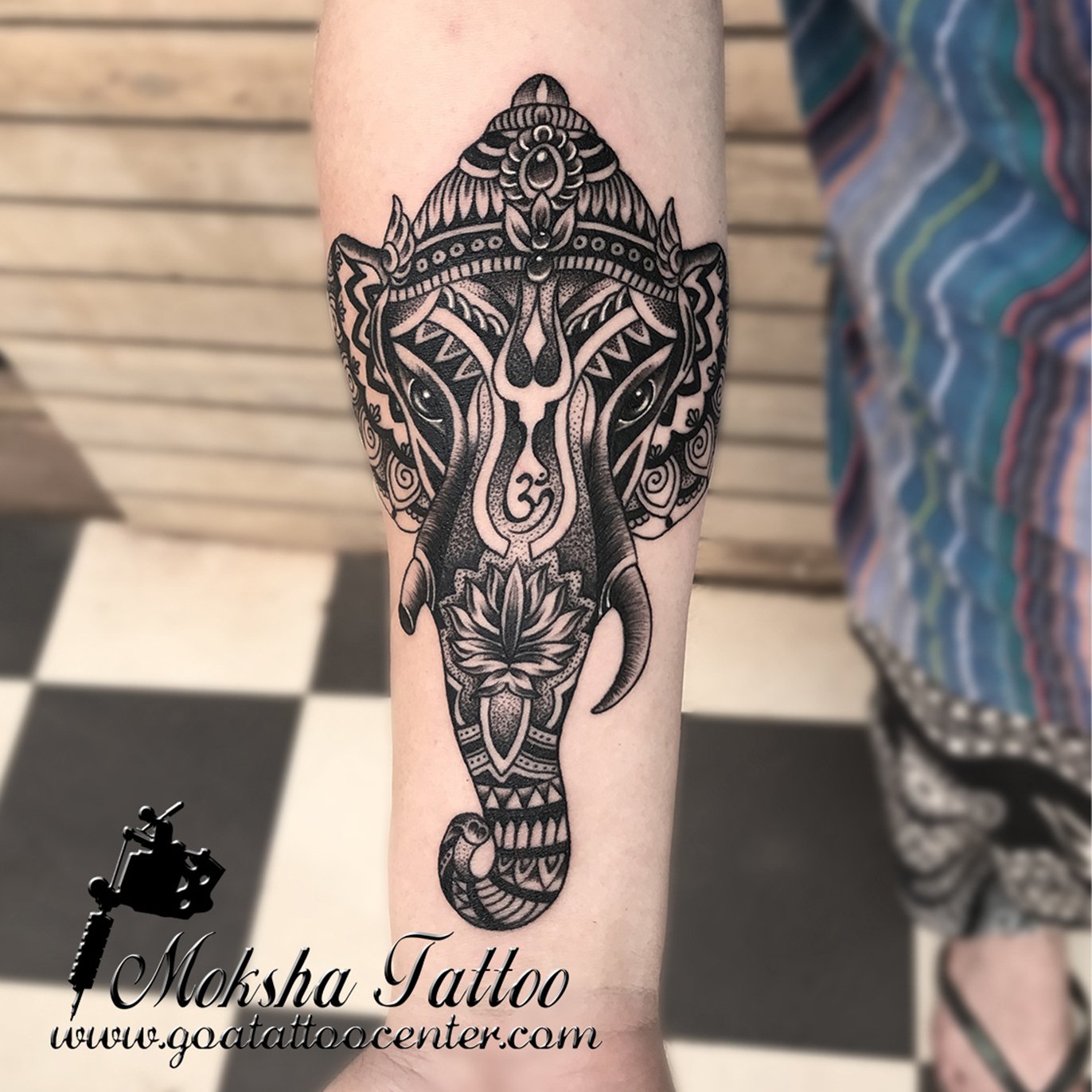 Custom Designed Tattoo By Mukesh Waghela Best Tattoo Artist In Goa at Moksha  Tattoo Studio Goa India. - Best Tattoo Studio Goa, Safe, Hygienic - Moksha  Tattoo