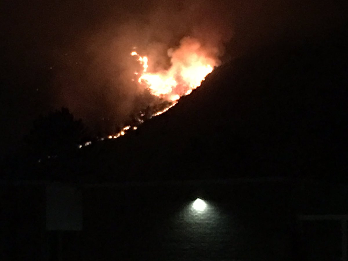 <a href="/lonepeakfire/">Lone Peak Fire District</a> and other mutual aid agencies take a defensive posture in the early morning hours. #WaterTowerFire