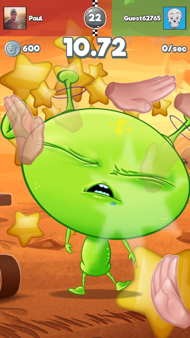 SlapMyApp's tweet photo. Players can't get enough of this game!! 🤜🏻🤤👋🏼
#indiedev #IndieGame #FreeAppoftheWeek #1vs1 #bestgameapp #HeadsUp #iosgame #androidopreview https://t.co/StFen726H9