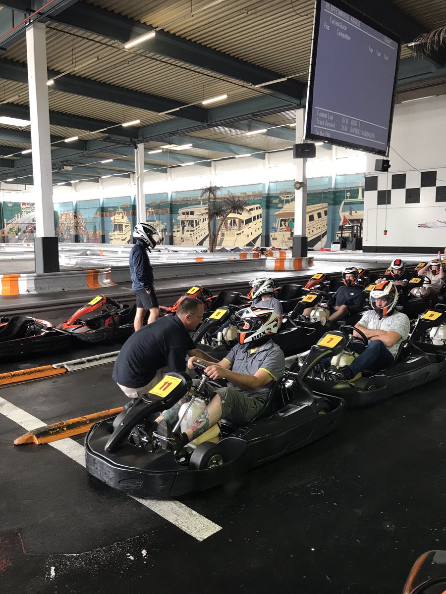 A fun day out while we're on work placement in Germany 🇩🇪

The lads are enjoying Go Karting in Düsseldorf <a href="/WCBrickwork/">Brickwork Department</a> @warringtoncoll