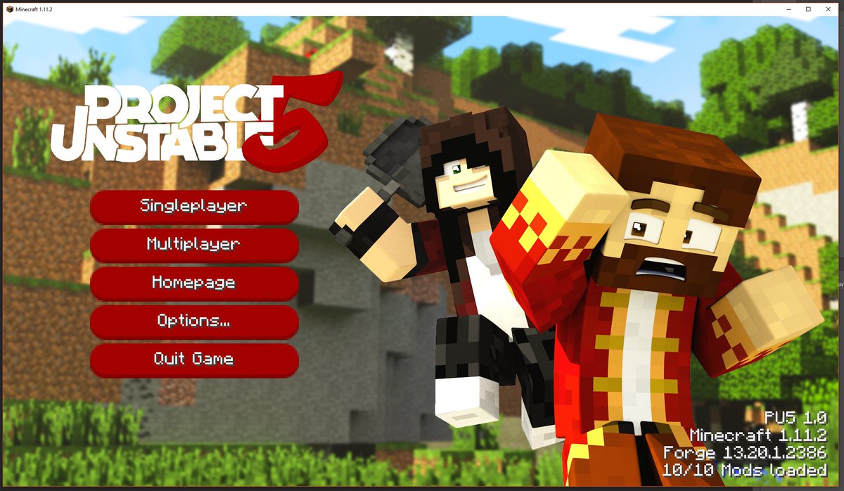 grumpyprupel's tweet photo. Dat neue Menü hat dann endlich auch mal 'nen persönlichen Touch :3 - Ich hoffe ich hab keinen vergessen xD #projectunstable https://t.co/W5h3gD5fbm