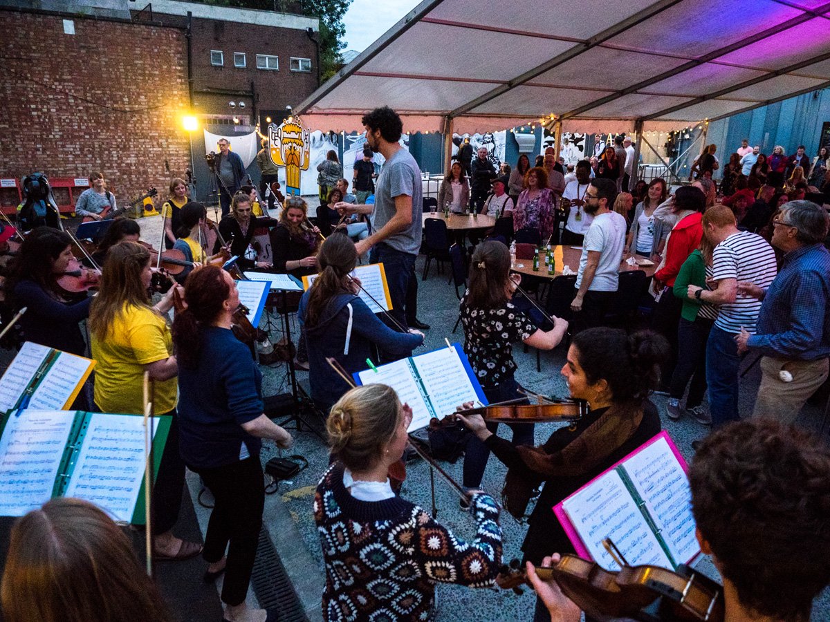 StreetOrch's tweet photo. A couple of pics from our performance @TheDrinkandDraw @CovTM on Friday night - we loved it and hope you did too! https://t.co/FGClJYBjpP