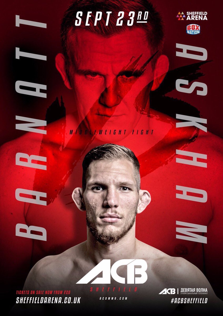 ACA_League's tweet image. PLZ RT: It's OFFICIAL! #TheBattleOfBritain goes down @SheffieldArena Sept 23rd.
@scottaskham1 vs @LukeBarnatt 

Tickets on sale This Monday!