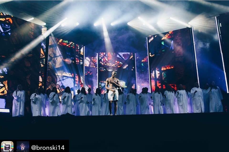 The Mighty <a href="/Stormzy1/">Stormzy</a> and the <a href="/ShannonGospelCh/">ShannonGospelChoir</a> oir at @Longitude_Fest 2017 #STORMZY <a href="/MarkDelisser/">Mark De-Lisser</a>