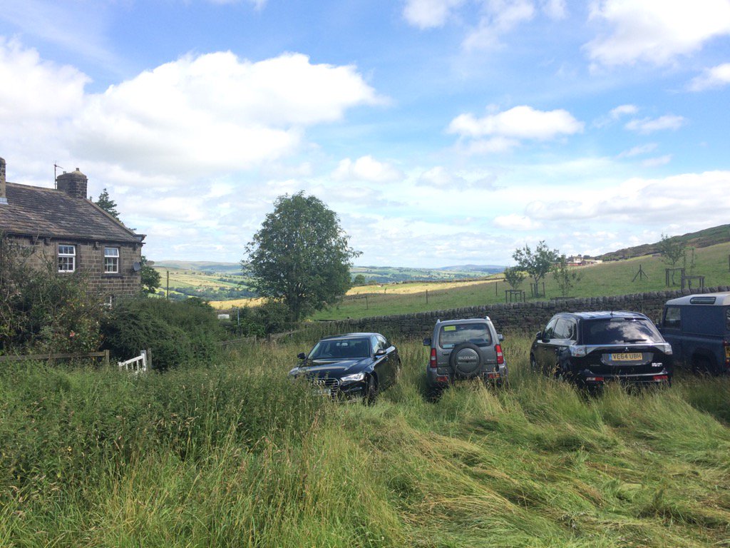 Now to recover the cars. #partyparking #dales