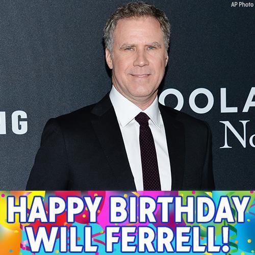 Happy 50th Birthday to funny man Will Ferrell! 