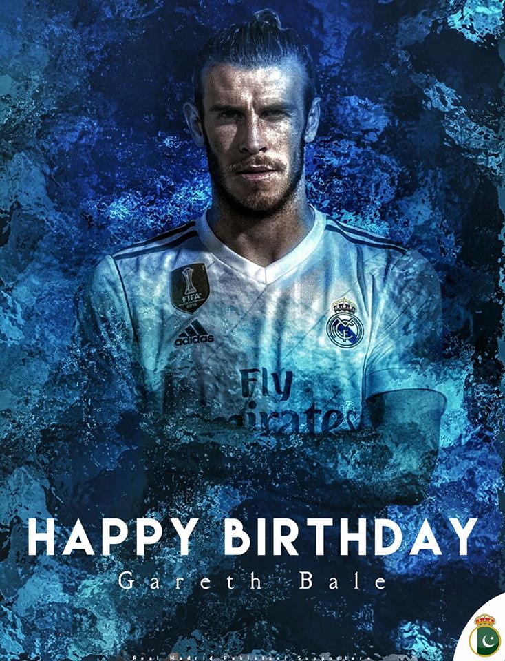 Happy Birthday Gareth Bale. 