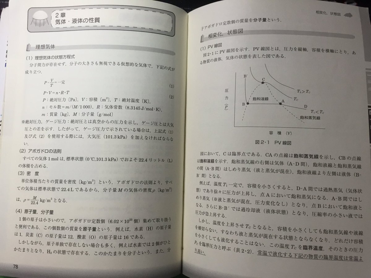 Chemis على تويتر 甲種高圧ガステキスト おら マクスウェルの式や これ見たらクラジウス クライペロンの式とか超簡単に誘導できるやろ こっからジュール トムソン係数の計算式も誘導できるわな 微積で フガシティも楽々計算やで あ