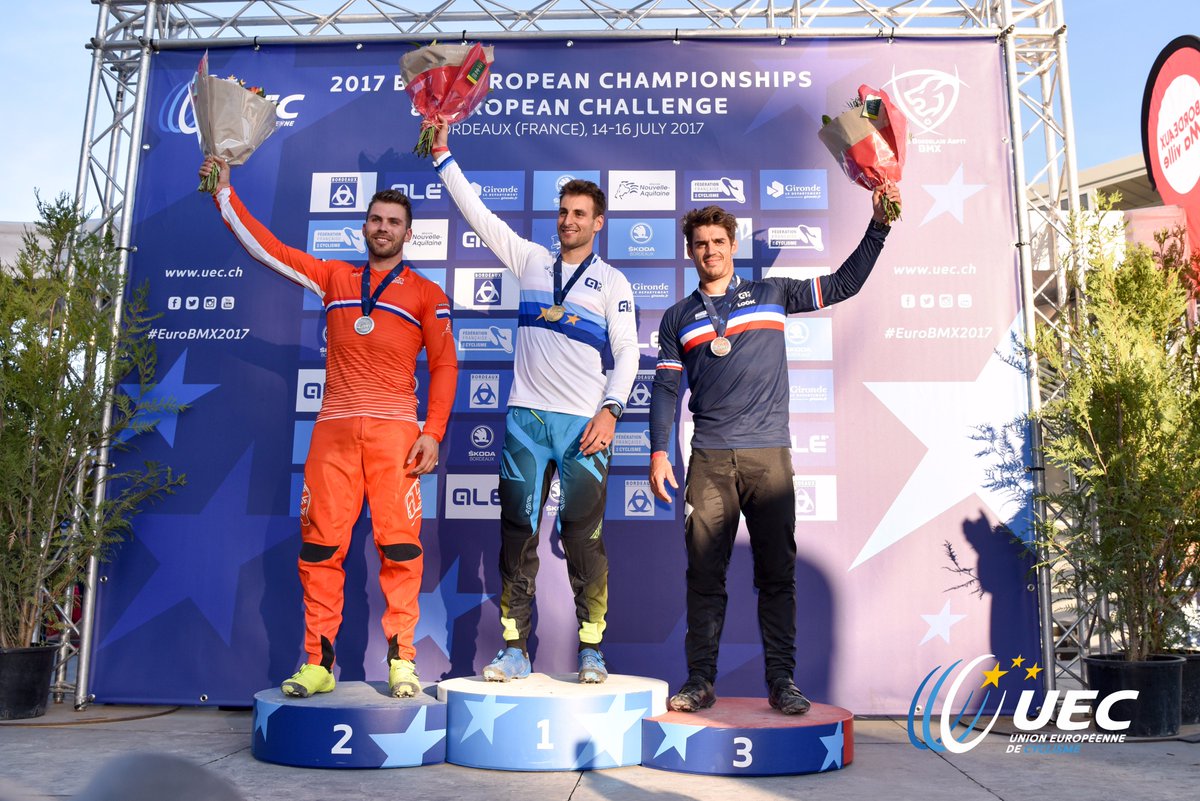 #EuroBMX17 - Joris Daudet and Laura Smulders new BMX European Champions > goo.gl/qurYCm