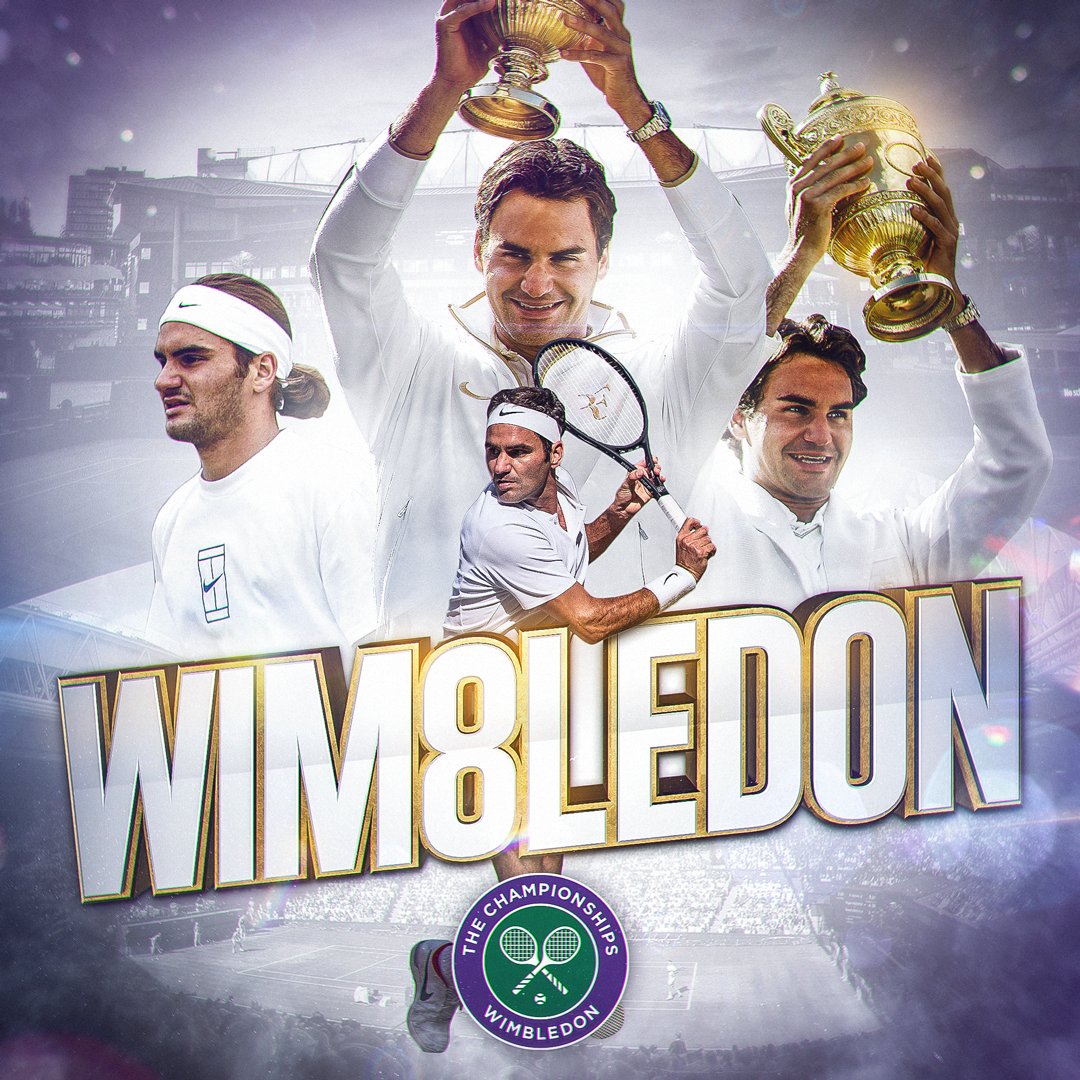 TrackPhiTrack's tweet image. I see your #GSW and raise you a @rogerfederer #straightsets in the #Wimbledon finals... who does that?!