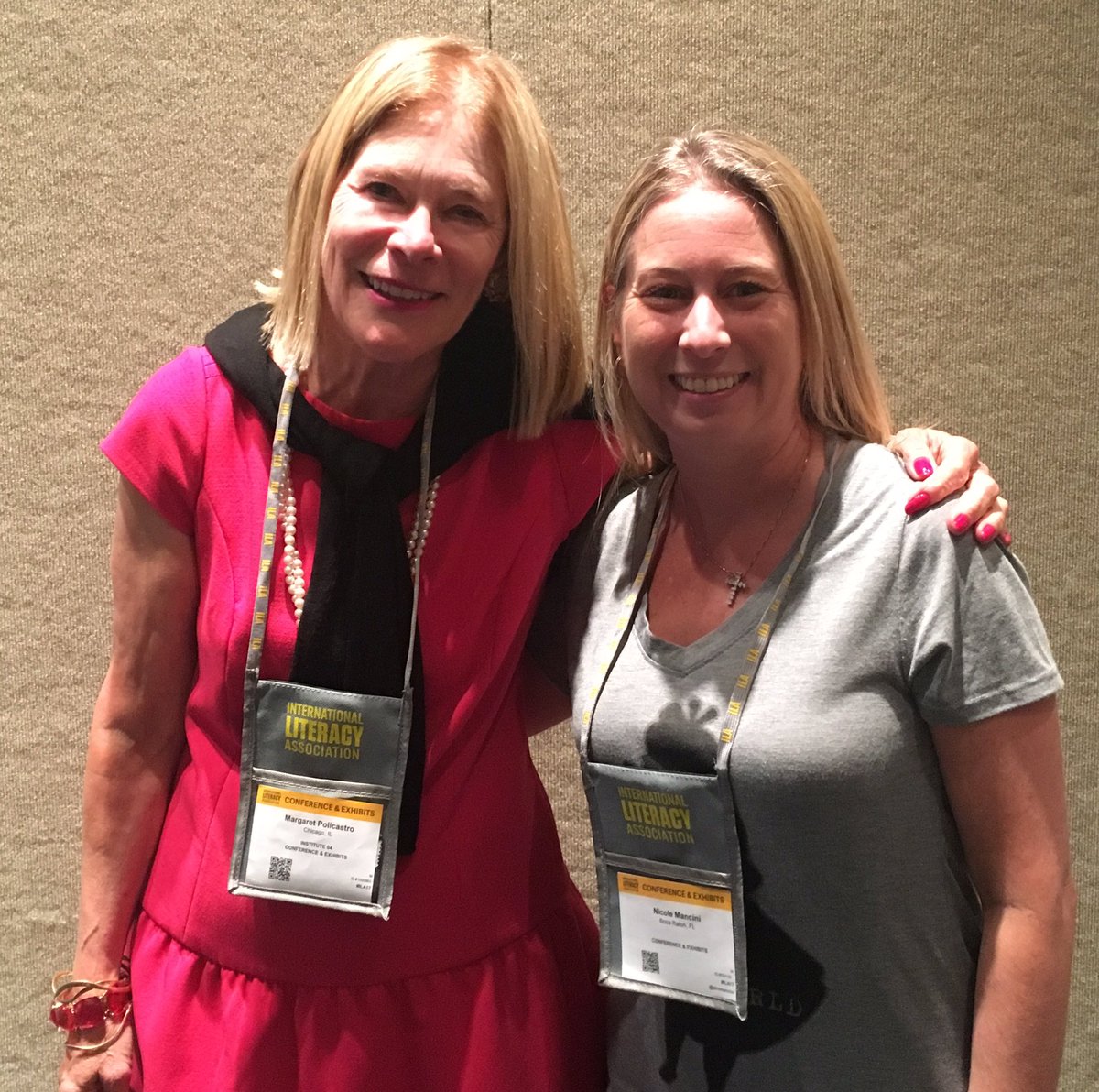 drnmancini's tweet image. Great to meet @mpolicas at #ila2017... Balanced literacy and the Standards... "The red book" Great conversation!