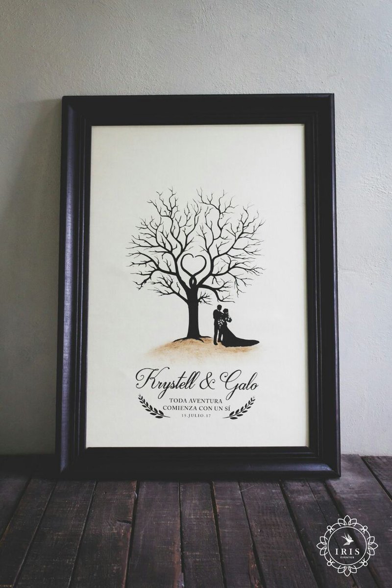 Deja que tus invitados dejen huella de sí por siempre! #cuadrodehuellas #eventos #bodas #recuerd #byIrisEventosMex