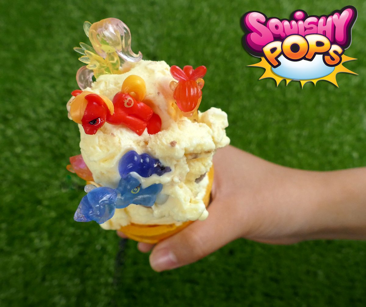 basicfuntoys's tweet photo. What is your favorite type of Ice Cream? #Tech4Kids #SquishyPops #MLP https://t.co/h5oQofjpRU