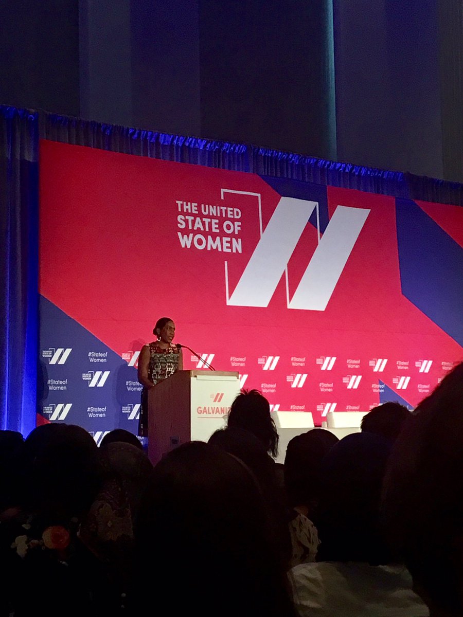 MariahSuddarth's tweet photo. "What are the consequences to YOUR voice not being present in the room?" - @RepStratton5 #StateofWomen #galvanizechicago https://t.co/W7vvFNni0Q