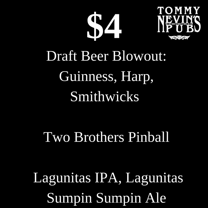 TNPNaperville's tweet photo. $4 Draft Beer Blowout:
Guinness, Harp, Smithwicks, Two Brothers Pinball, Lagunitas IPA,  Sumpin Sumpin Ale!
Drink em - While we have em! https://t.co/hjNn6bhfH2