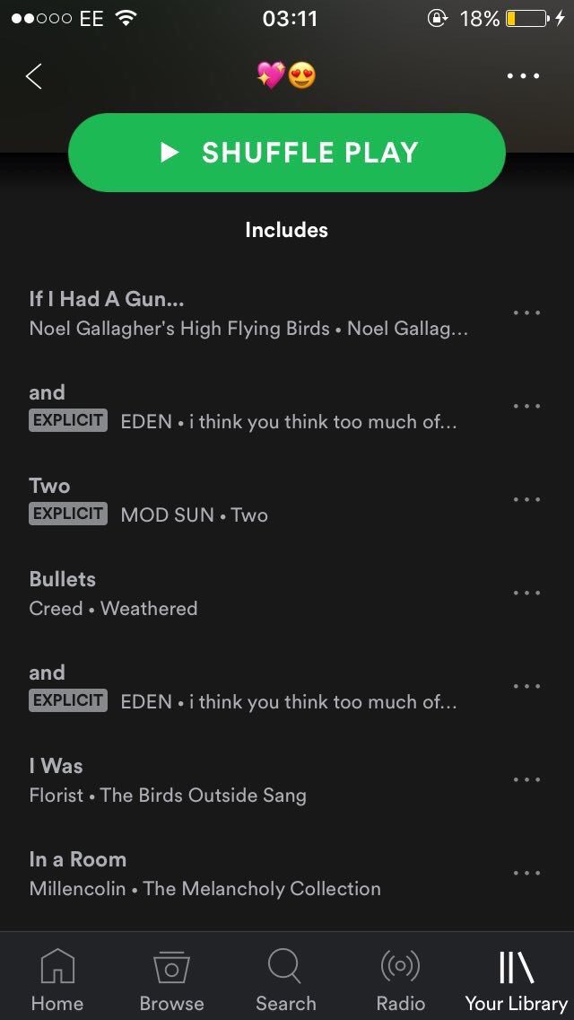 michaelscenes's tweet image. Made my crush a playlist😍💖