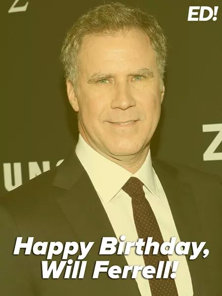 Happy birthday to Will Ferrell who turns 50 years old today! 