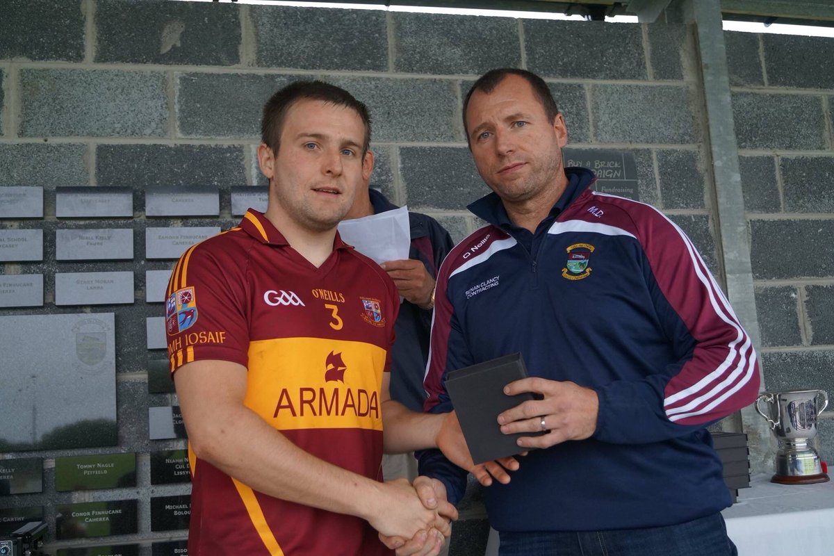 Congrats <a href="/SeanieMalone/">Seanie Malone</a> of <a href="/MiltownGAA/">Miltown St.Joseph's GAA Club</a> who was awarded top scorer of this years comp... not for the first time either! #BCMT #sharpshooter