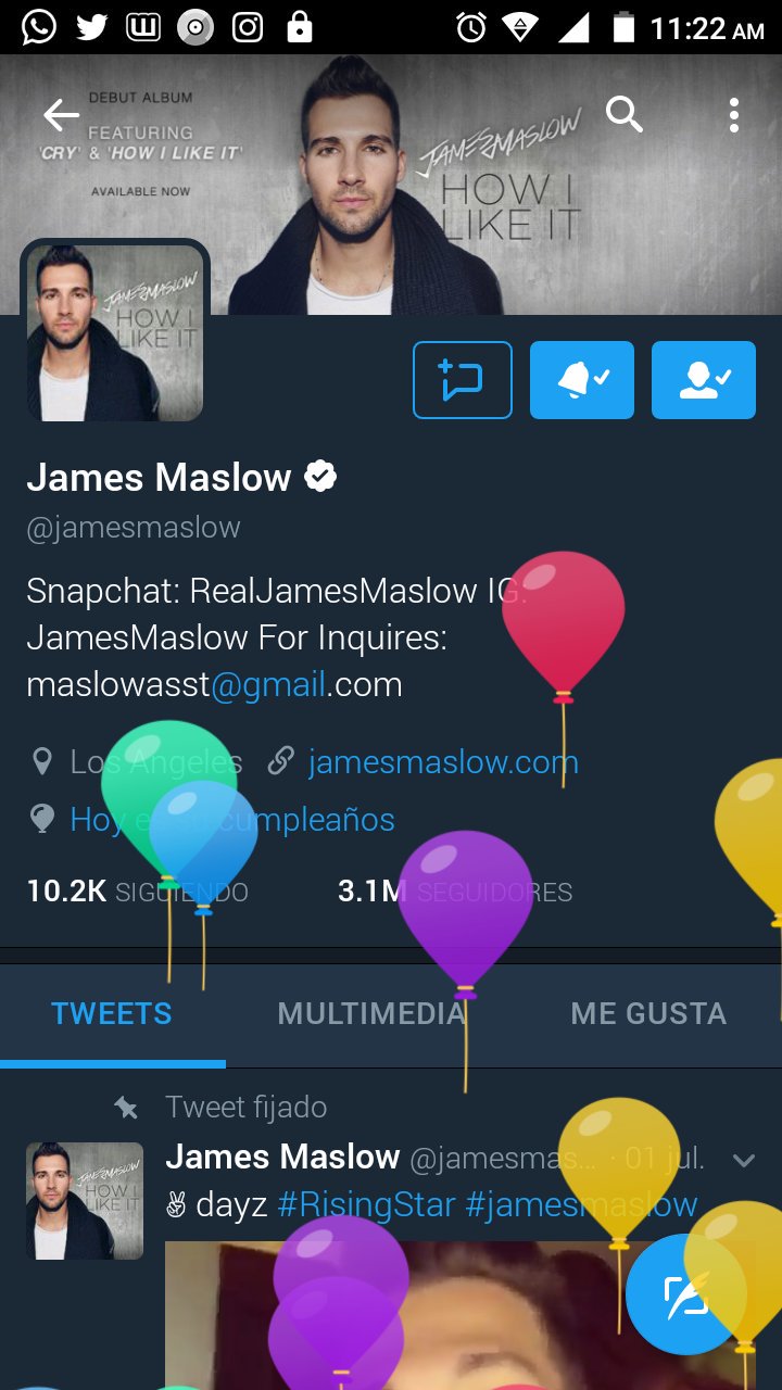  Happy birthday to you,  happy birthday to you,  happy birthday James Maslow....  
Enjoy your day. 