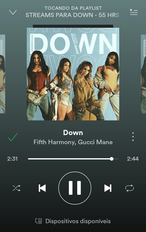 @FifthHarmony @AppleMusic Stream On SPOTIFY!!!
#DownNoSpotify