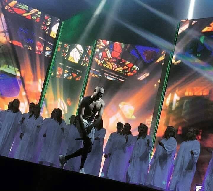 What a night <a href="/ShannonGospelCh/">ShannonGospelChoir</a> oir had with @Stormzy1 #STORMZY  #GSAP #blindedbyyourgrace #Longitude