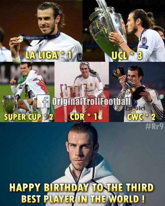 Happy Birthday, Gareth Bale 