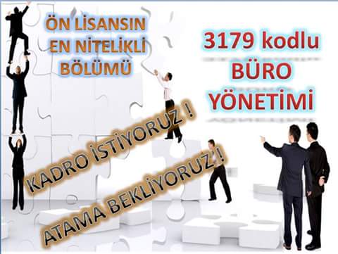 Mülakata değil Liyakata puan göre alım istiyoruz Sayın Bakanım
#3179BüroYönetimiAtamaBekliyor
<a href="/suleymansoylu/">Süleyman Soylu</a>
<a href="/MuezzinogluDR/">Mehmet Müezzinoğlu</a>